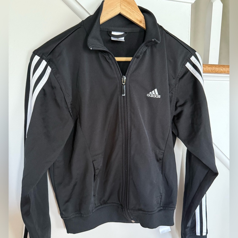Adidas Black Full-Zip Light Weight Jacket